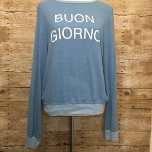 NWOT Wildfox Buon Giorno sweater